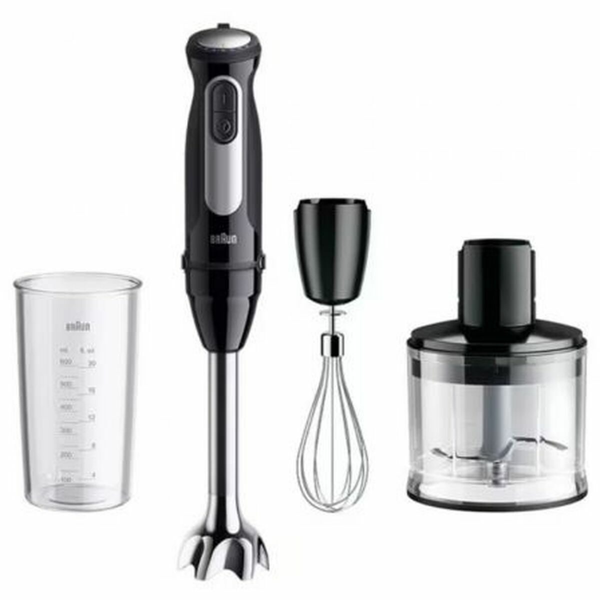 Stavmixer Braun MULTIQUICK 5 PRO MQ 55236 Svart 1000 W finns hos Nordekko