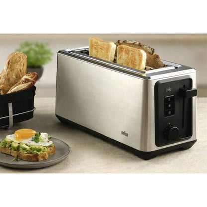 Brödrost Braun HT5220BK Svart 1400 W finns hos Nordekko