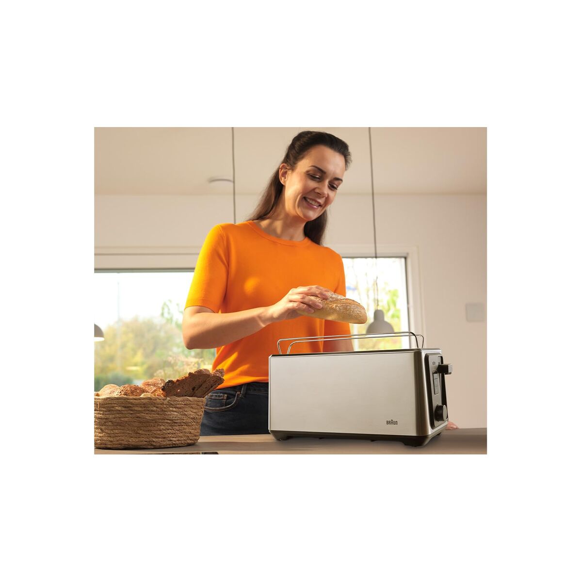 Brödrost Braun HT5220BK Svart 1400 W finns hos Nordekko