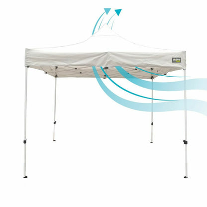 Gazebo Aktive 300 x 300 x 220 cm Vit Hopfällbar Justerbar höjd finns hos Nordekko