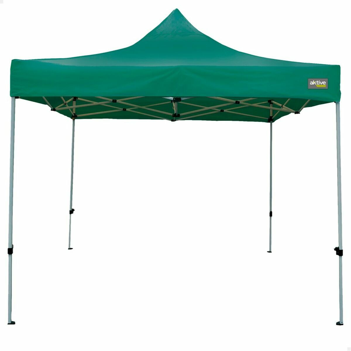 Gazebo Aktive 300 x 300 x 220 cm Grön Hopfällbar Justerbar höjd finns hos Nordekko