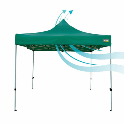 Gazebo Aktive 300 x 300 x 220 cm Grön Hopfällbar Justerbar höjd finns hos Nordekko