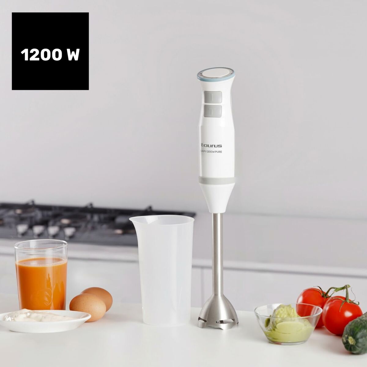 Stavmixer Taurus BAPI 1200 PURE Vit finns hos Nordekko