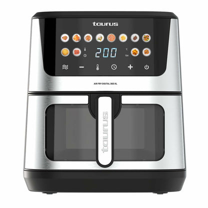 Luftfritös Taurus Svart 2100 W 8 L finns hos Nordekko