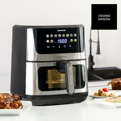 Luftfritös Taurus Svart 2100 W 8 L finns hos Nordekko