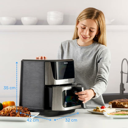 Luftfritös Taurus Svart 2100 W 8 L finns hos Nordekko