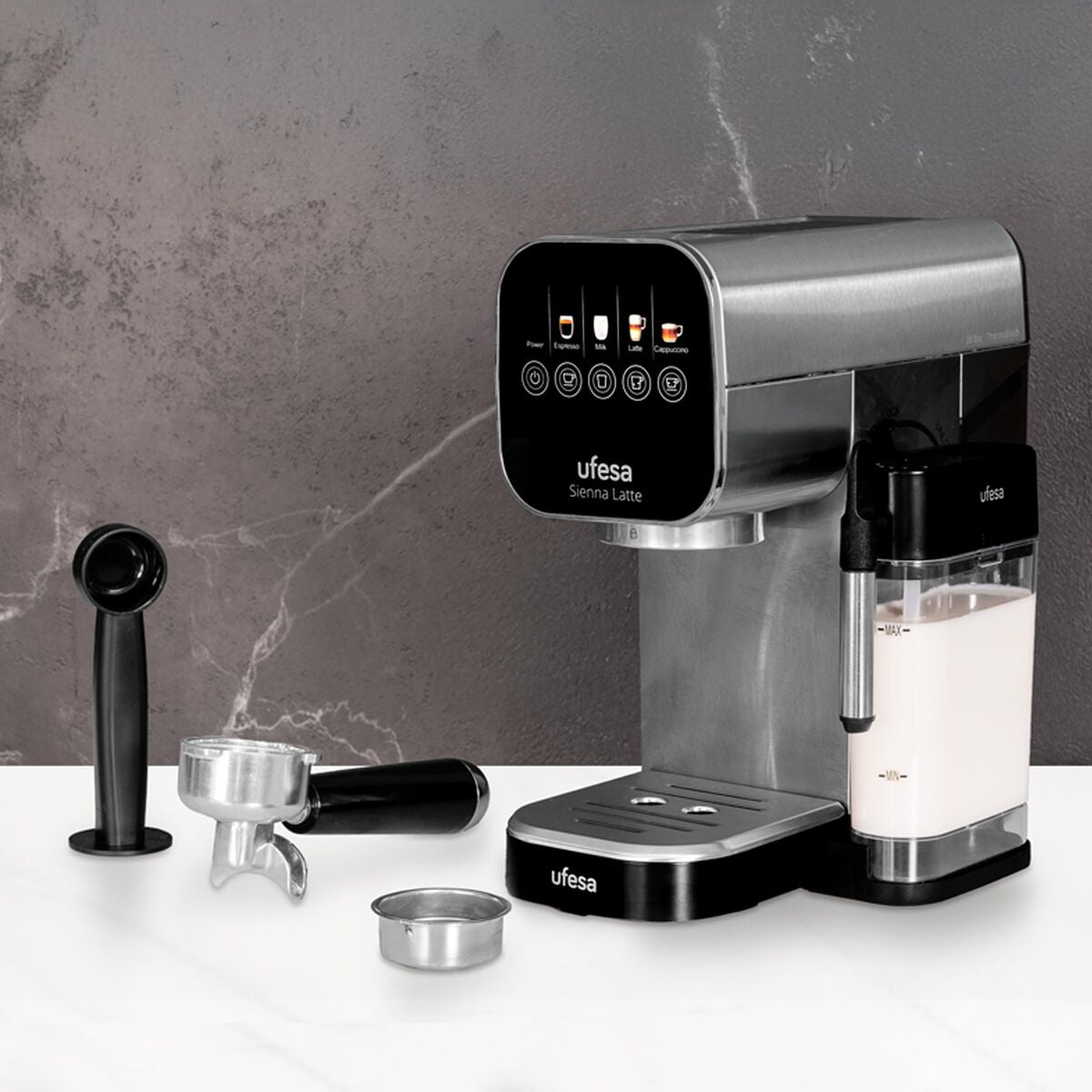 Espressobryggare UFESA 71706118 Svart finns hos Nordekko