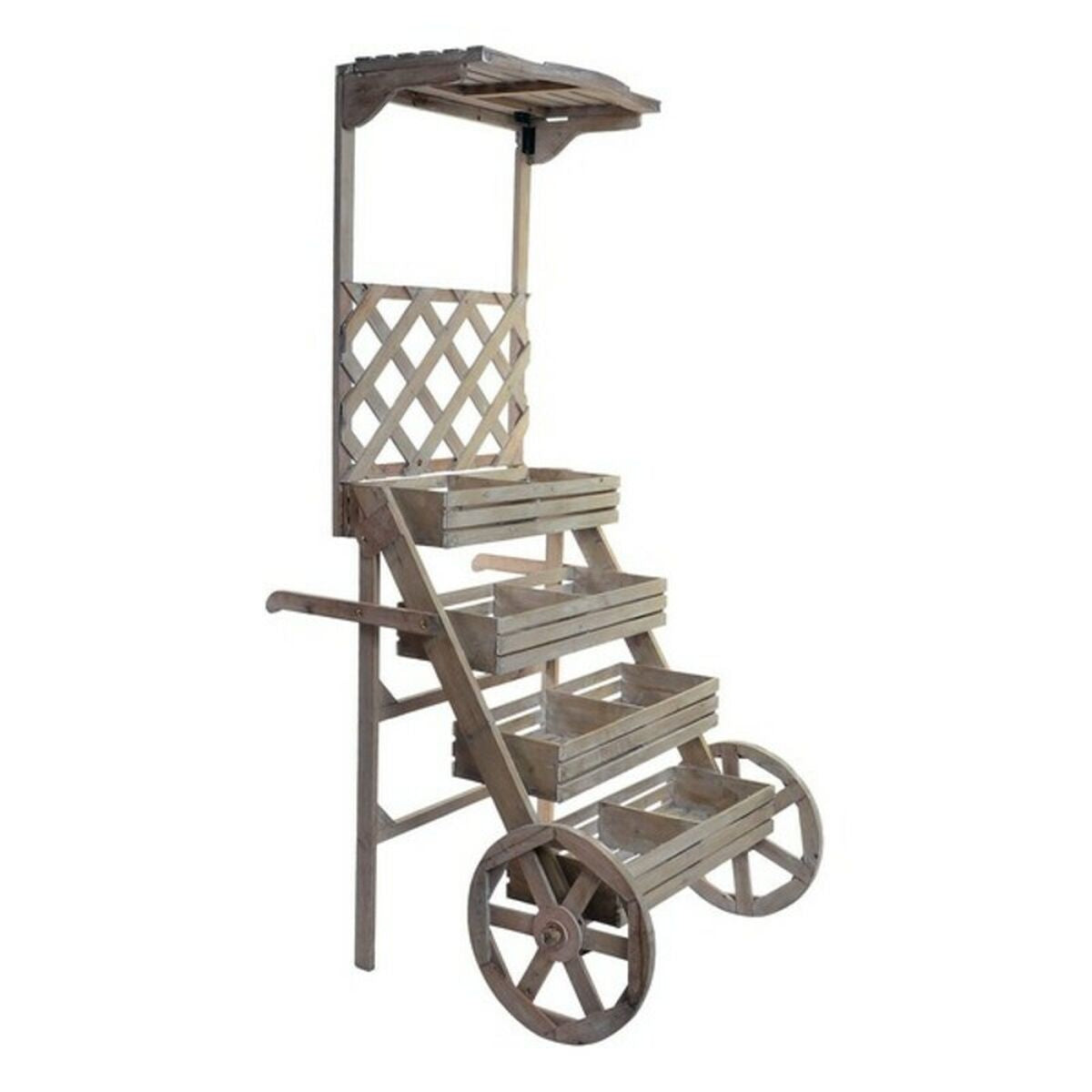 Flerfunktionsvagn DKD Home Decor Garden Shop Brun 96 x 64 x 180 cm finns hos Nordekko