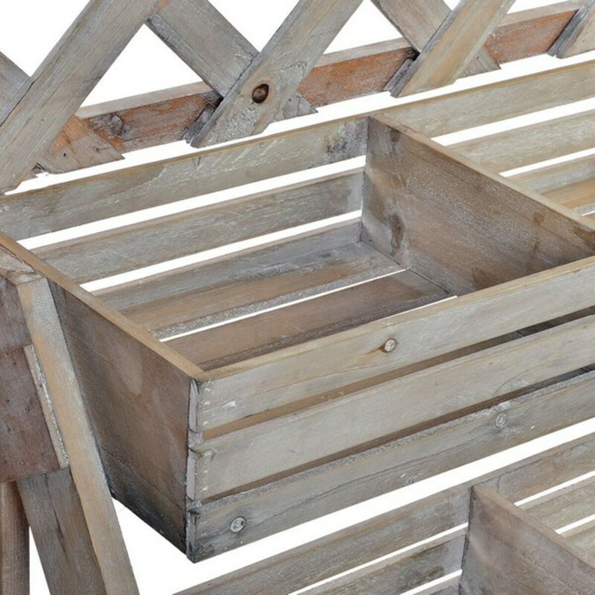 Flerfunktionsvagn DKD Home Decor Garden Shop Brun 96 x 64 x 180 cm finns hos Nordekko