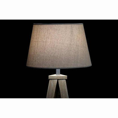 Golvlampa DKD Home Decor 40 x 40 x 154 cm Beige Metall Kräm Plast 220 V 25 W 60 W Furu (2 antal) finns hos Nordekko