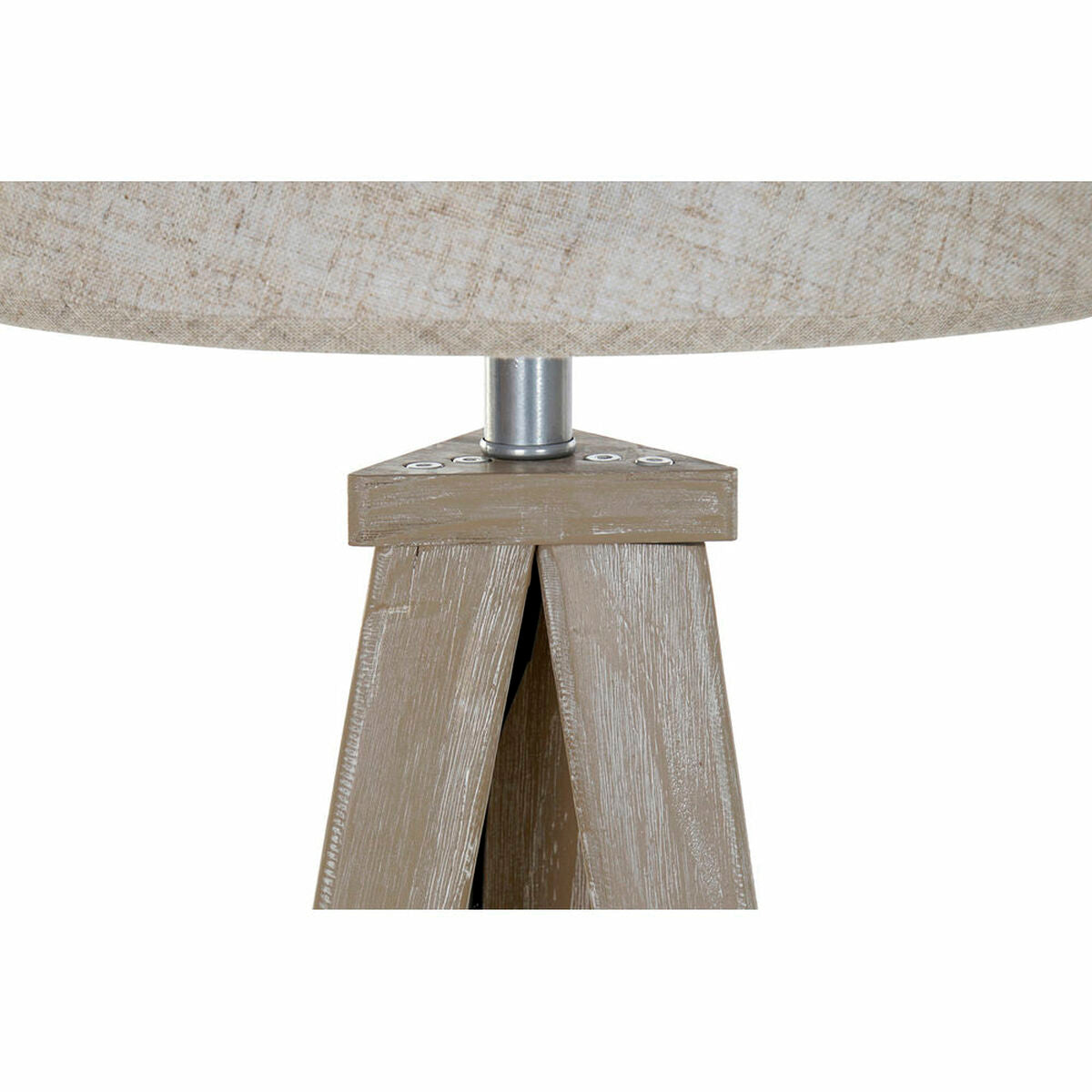 Golvlampa DKD Home Decor 40 x 40 x 154 cm Beige Metall Kräm Plast 220 V 25 W 60 W Furu (2 antal) finns hos Nordekko