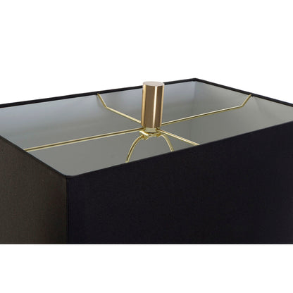 Bordslampa DKD Home Decor Svart Gyllene Metall 60 W 240 V 38 x 23 x 78 cm finns hos Nordekko