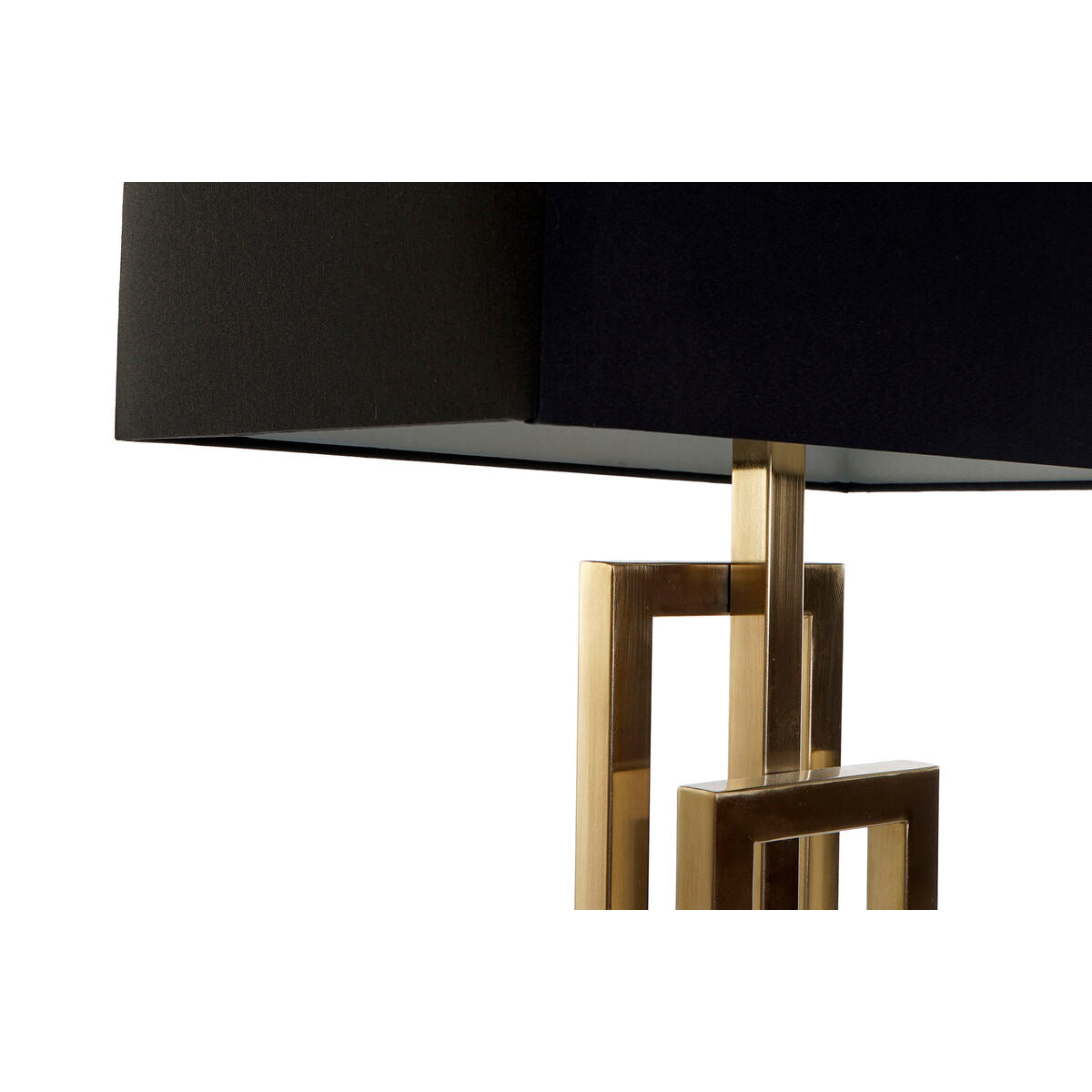 Bordslampa DKD Home Decor Svart Gyllene Metall 60 W 240 V 38 x 23 x 78 cm finns hos Nordekko