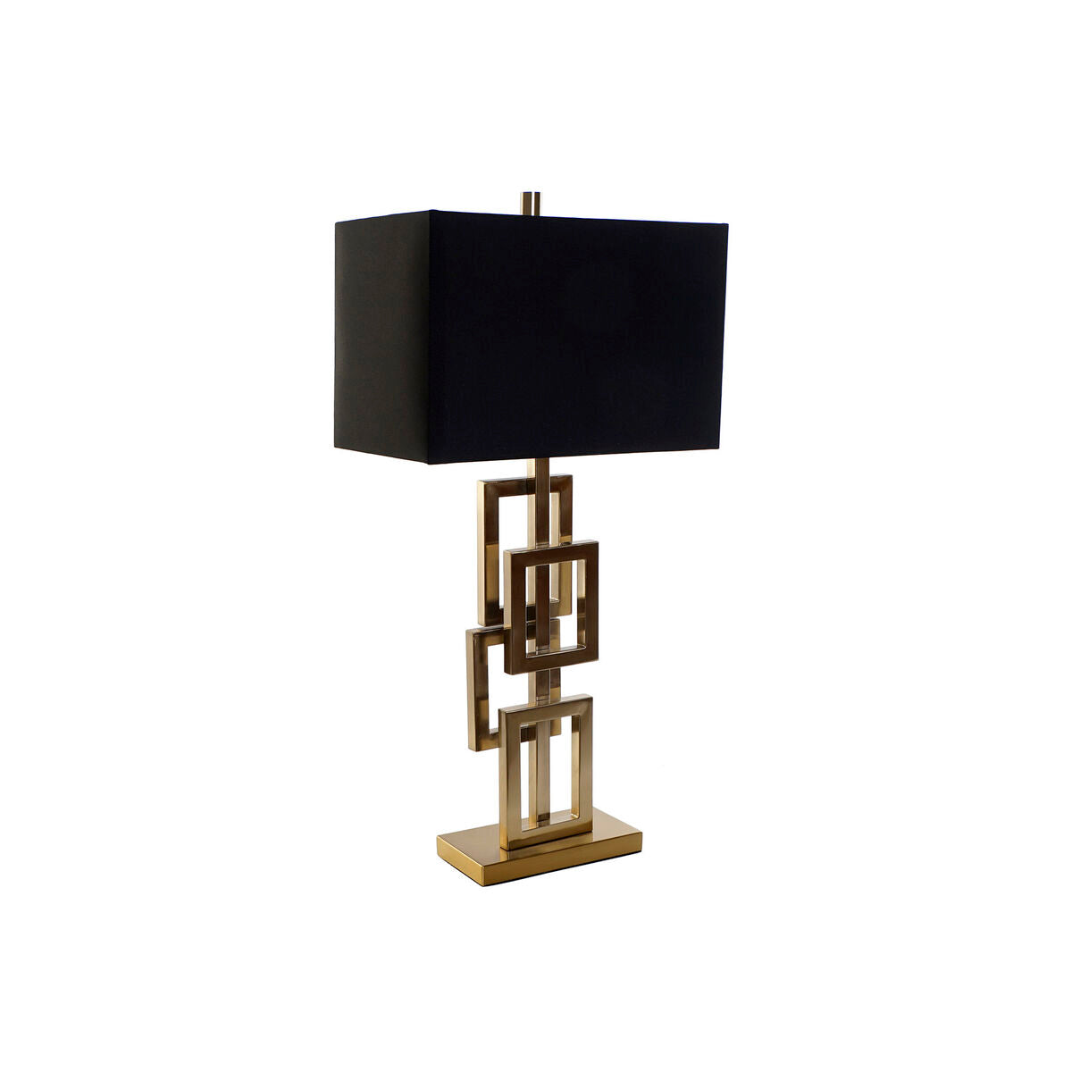 Bordslampa DKD Home Decor Svart Gyllene Metall 60 W 240 V 38 x 23 x 78 cm finns hos Nordekko