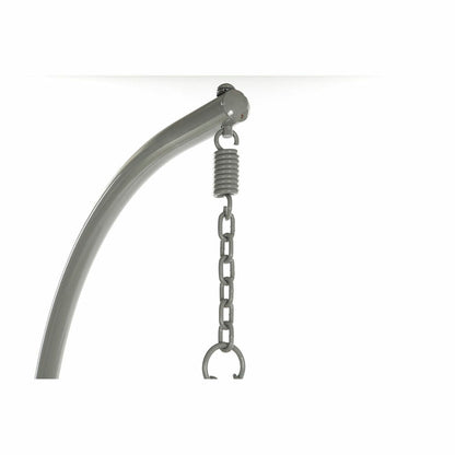 Hängande trädgårdsfåtölj DKD Home Decor 133 x 80 x 110 cm Grå syntetisk rattan Aluminium finns hos Nordekko