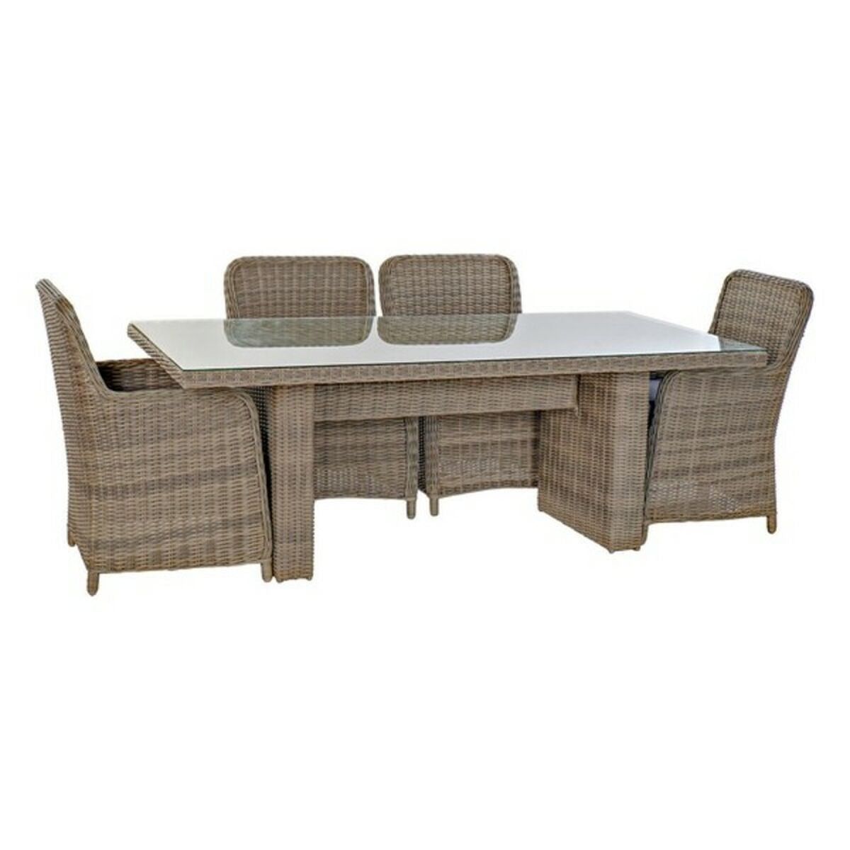 Bordsgrupp med 6 stolar DKD Home Decor 93 cm 200 x 100 x 75 cm (7 pcs) finns hos Nordekko