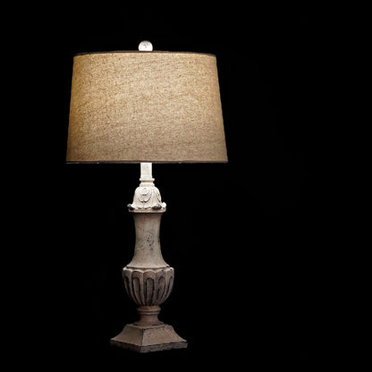 Bordslampa DKD Home Decor Kräm Harts 220 V 60 W 38 x 38 x 73 cm finns hos Nordekko