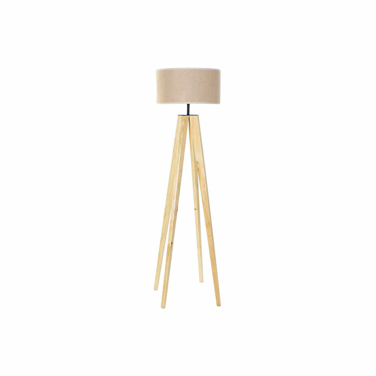 Golvlampa DKD Home Decor Brun Beige Multicolour Trä 50 W 220 V 40 x 40 x 148 cm finns hos Nordekko