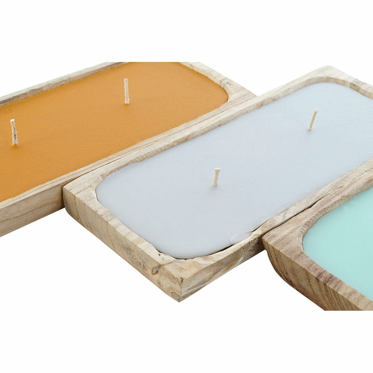Ljus DKD Home Decor Naturell Jungel Alpino (3 antal) finns hos Nordekko