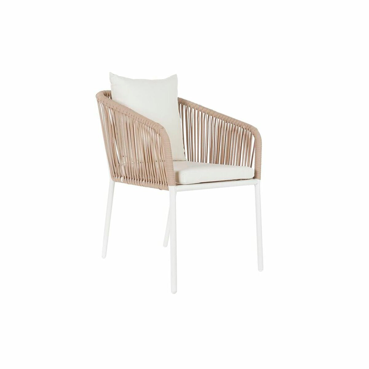 Bordsgrupp med stolar DKD Home Decor Beige 78 cm 163 x 95 x 6 cm finns hos Nordekko