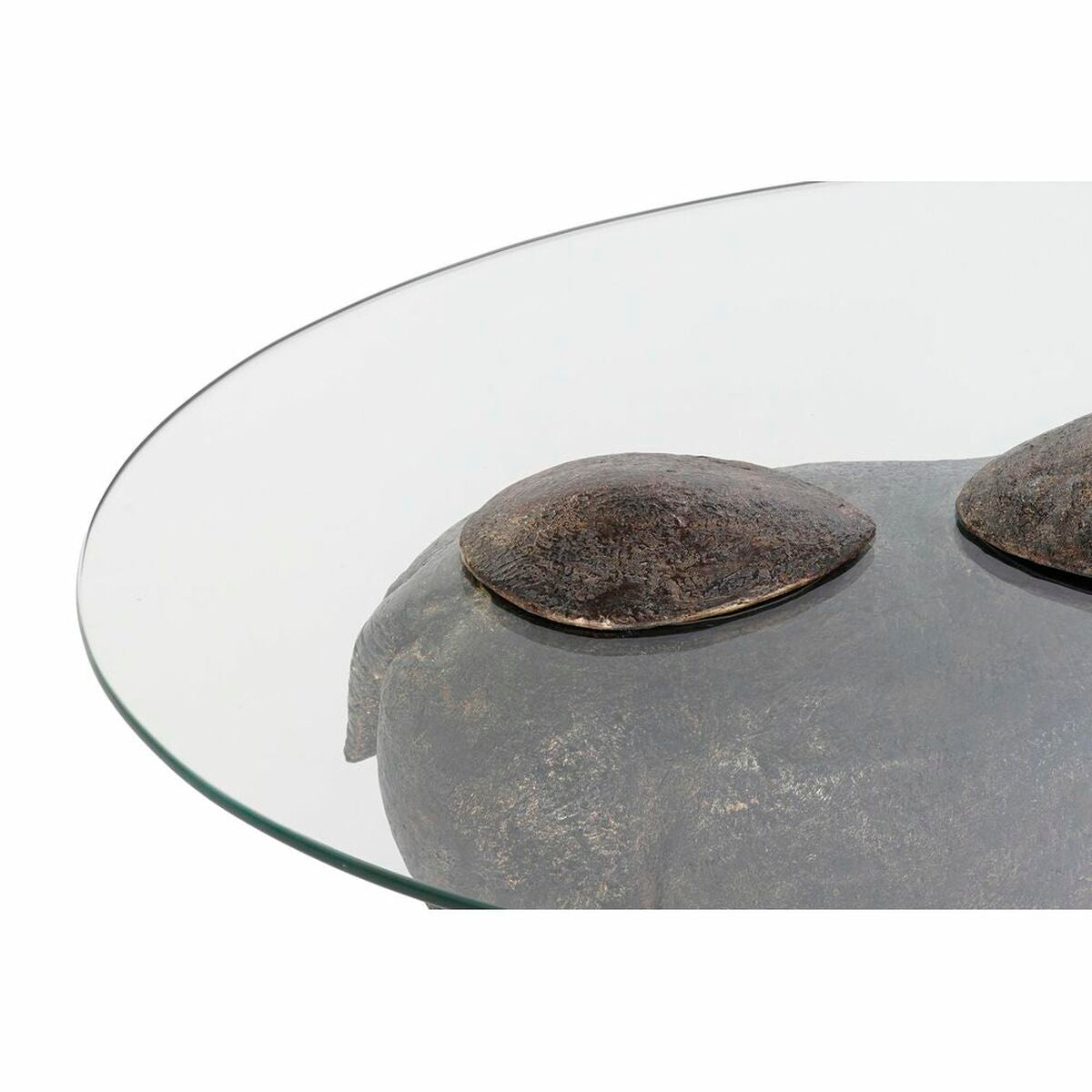 Sidobord DKD Home Decor Transparent Koppar 80 x 50 x 37 cm finns hos Nordekko