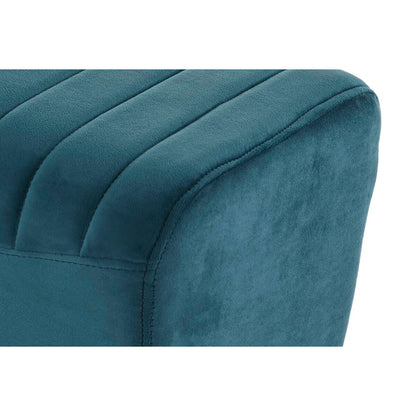 Sittpall DKD Home Decor 90 x 31 x 47 cm Metall Turkos finns hos Nordekko