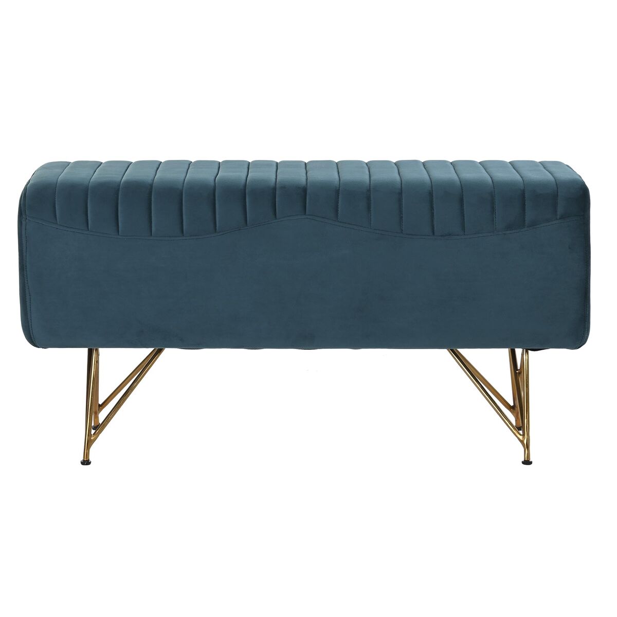 Sittpall DKD Home Decor 90 x 31 x 47 cm Metall Turkos finns hos Nordekko