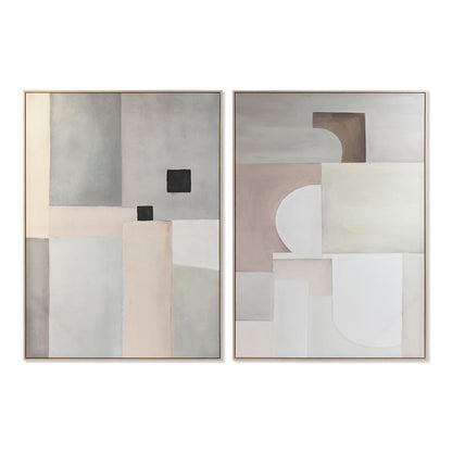 Tavla DKD Home Decor Abstrakt (100 x 4 x 140 cm) (2 antal) finns hos Nordekko