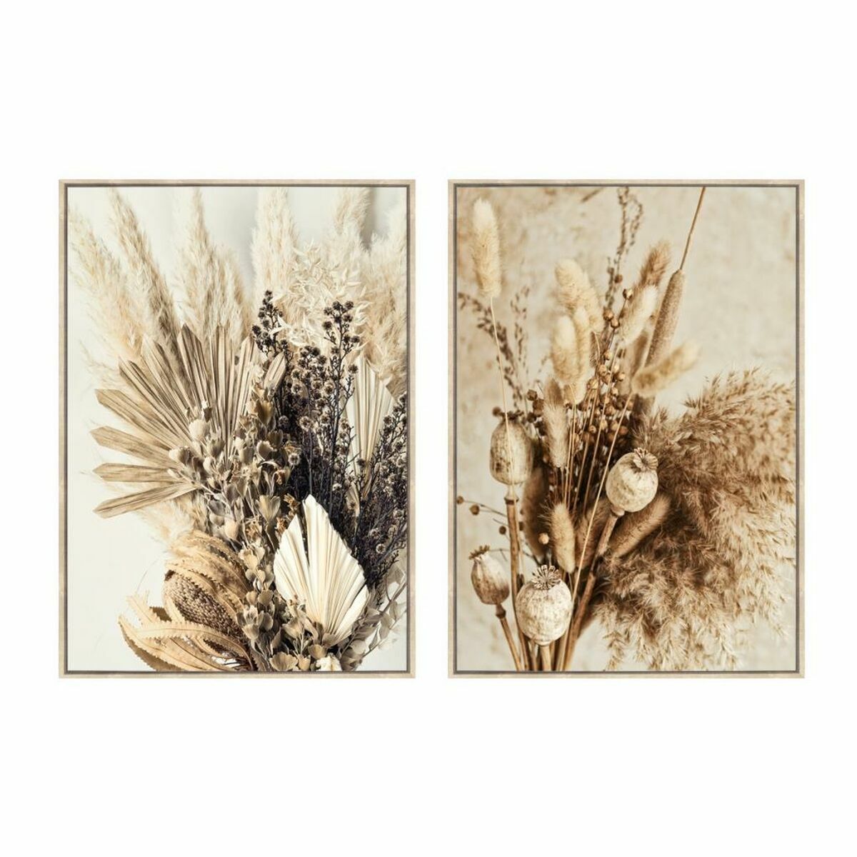 Tavla DKD Home Decor Blomster 80 x 4 x 120 cm Skandinavisk (2 antal) finns hos Nordekko