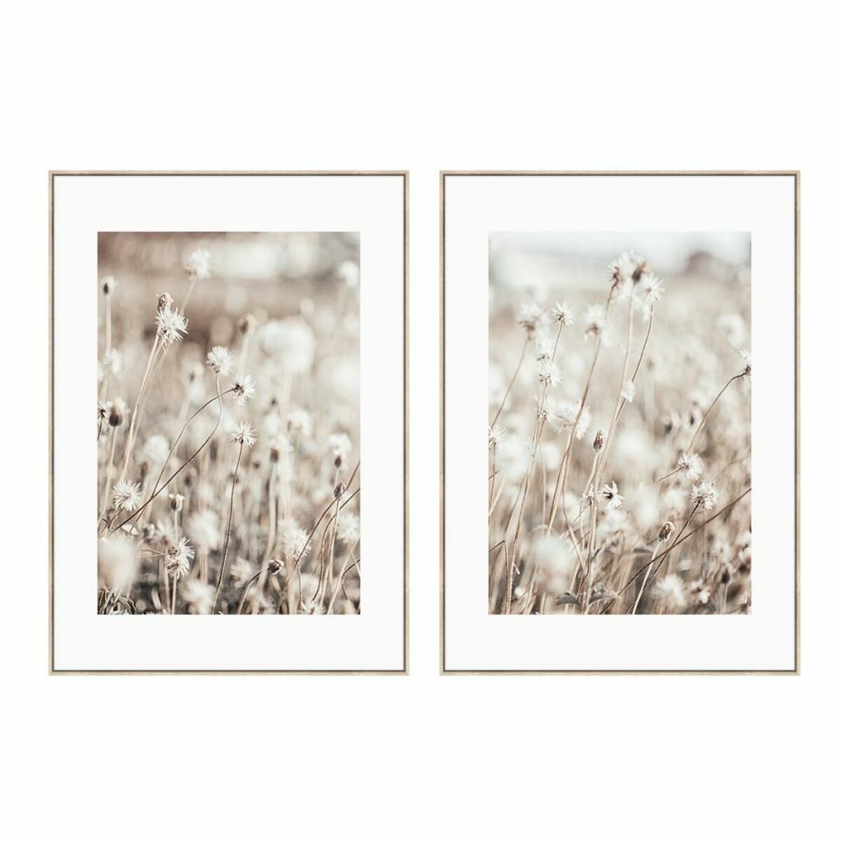 Tavla DKD Home Decor Virágok Skandinavisk 75 x 4 x 100 cm (2 antal) finns hos Nordekko