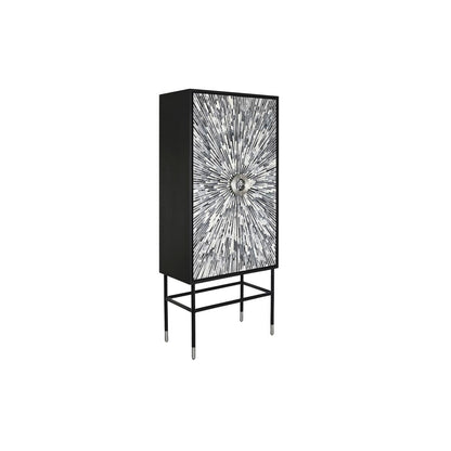Skåp DKD Home Decor Svart Grå 75 x 40 x 181 cm finns hos Nordekko