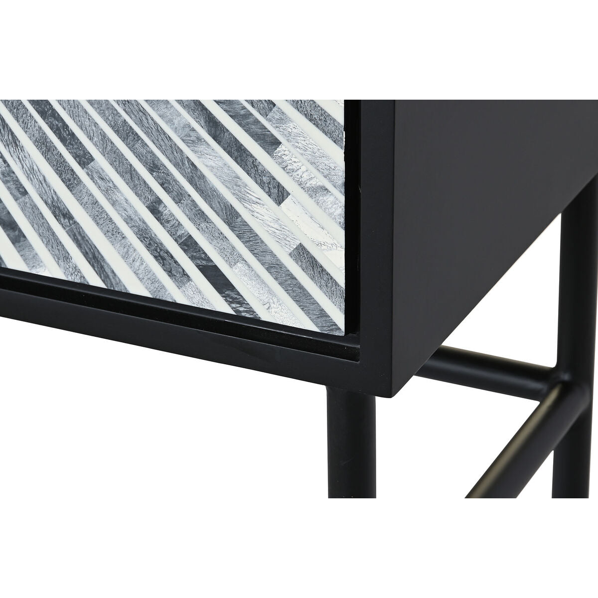 Skänk DKD Home Decor Vit Svart Grå 100 x 40 x 140 cm 22 x 40 x 140 cm finns hos Nordekko