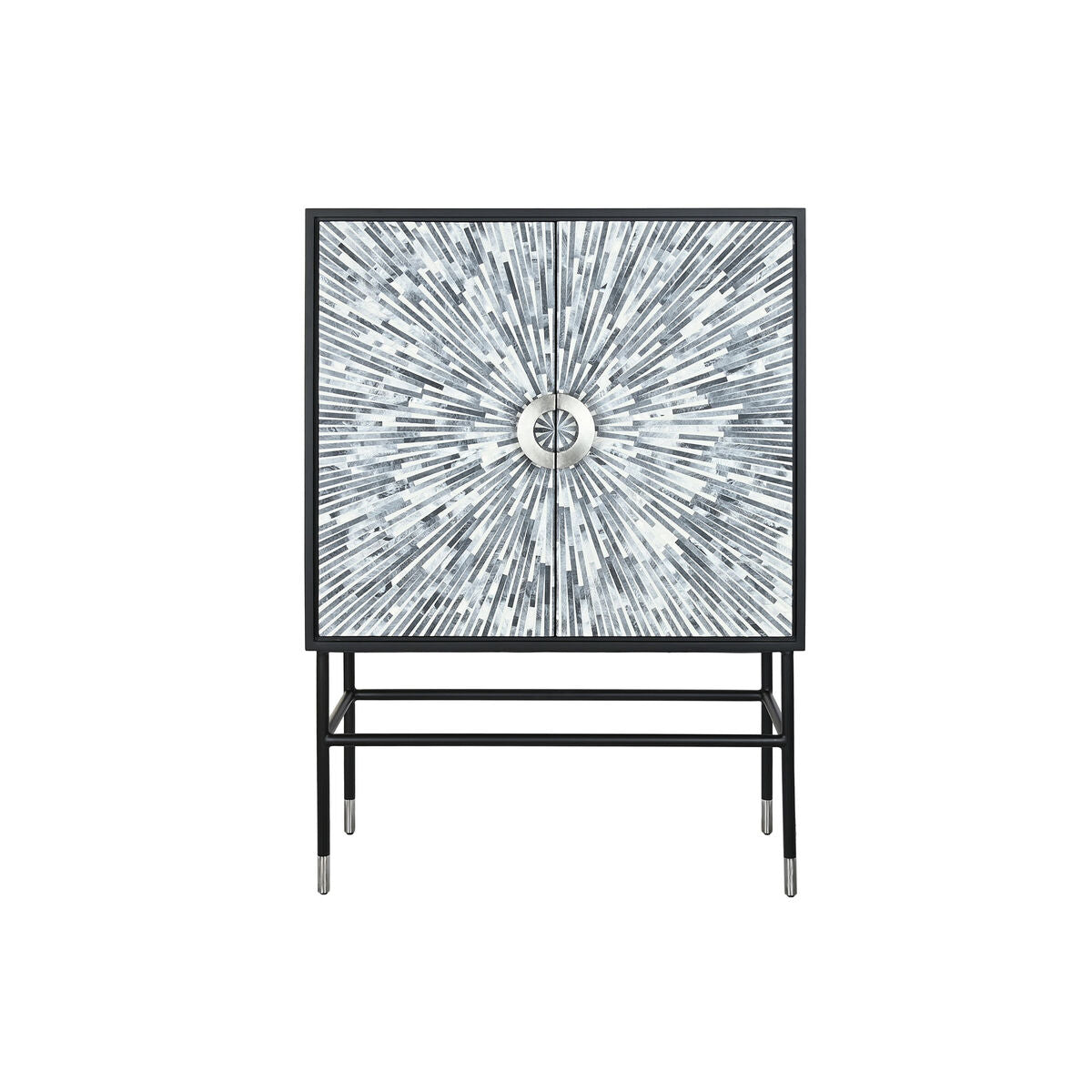 Skänk DKD Home Decor Vit Svart Grå 100 x 40 x 140 cm 22 x 40 x 140 cm finns hos Nordekko