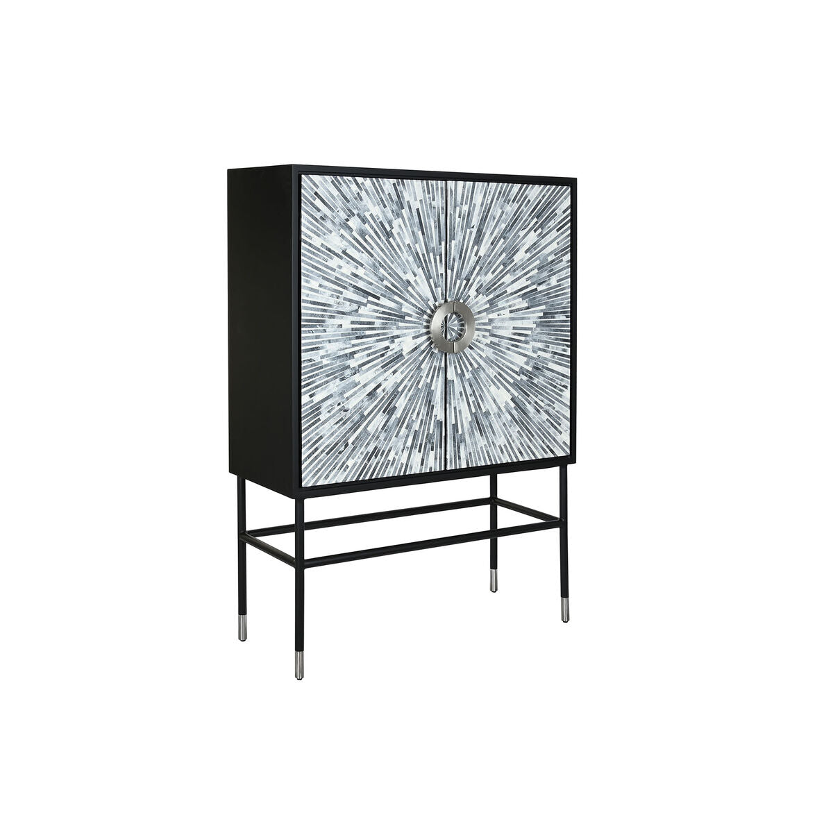 Skänk DKD Home Decor Vit Svart Grå 100 x 40 x 140 cm 22 x 40 x 140 cm finns hos Nordekko