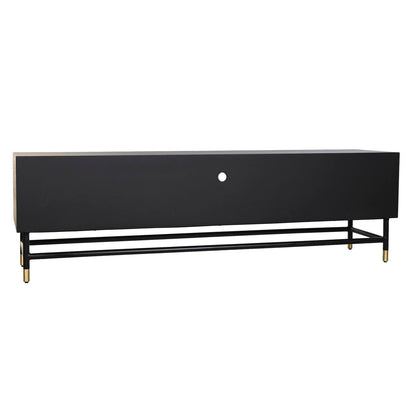 TV-möbler DKD Home Decor Vit Svart Grå Harts Ben Trä MDF 170 x 40 x 50 cm finns hos Nordekko