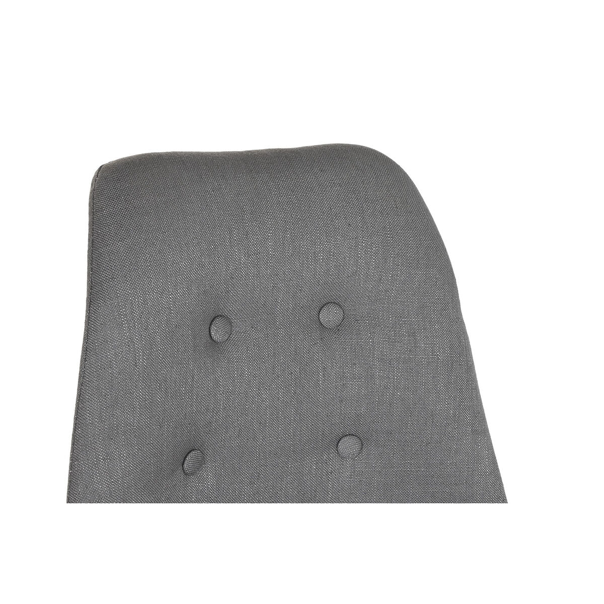 Matsalsstol DKD Home Decor Polyester Mörkgrå Tölgy (48 x 44 x 84 cm) finns hos Nordekko