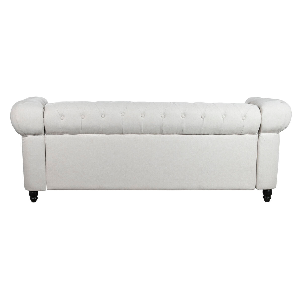 Soffa DKD Home Decor Vit Brun Kräm Trä 209 x 84 x 76 cm finns hos Nordekko