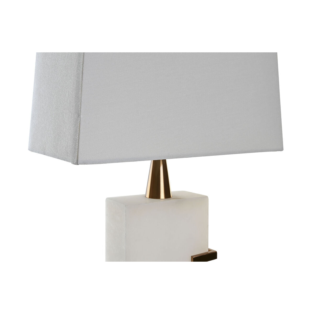 Bordslampa DKD Home Decor Vit Gyllene Metall 60 W 220 V 40 x 23 x 62 cm finns hos Nordekko