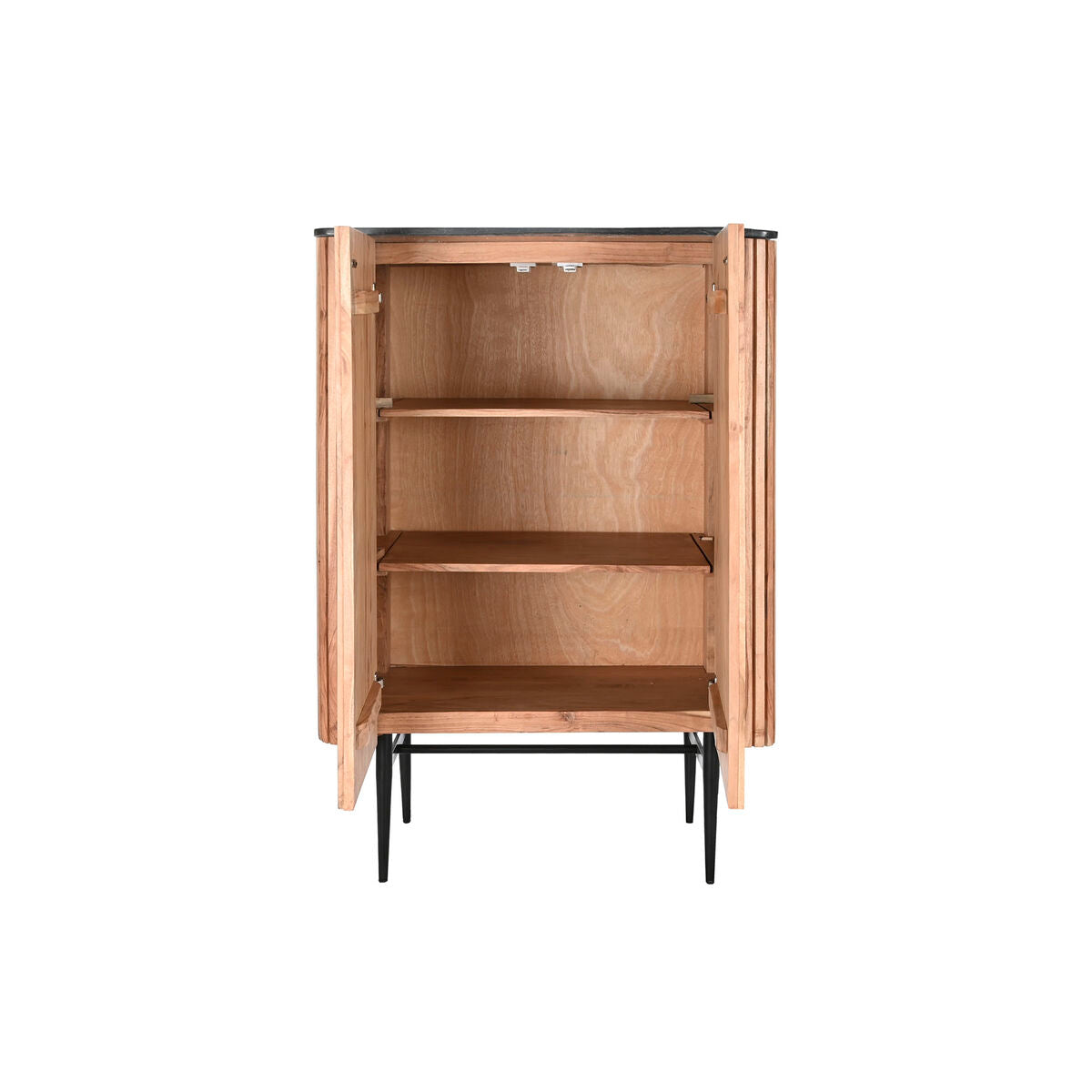 Skänk DKD Home Decor Brun Svart Naturell Marmor Akaciaträ 85 x 45 x 130 cm finns hos Nordekko