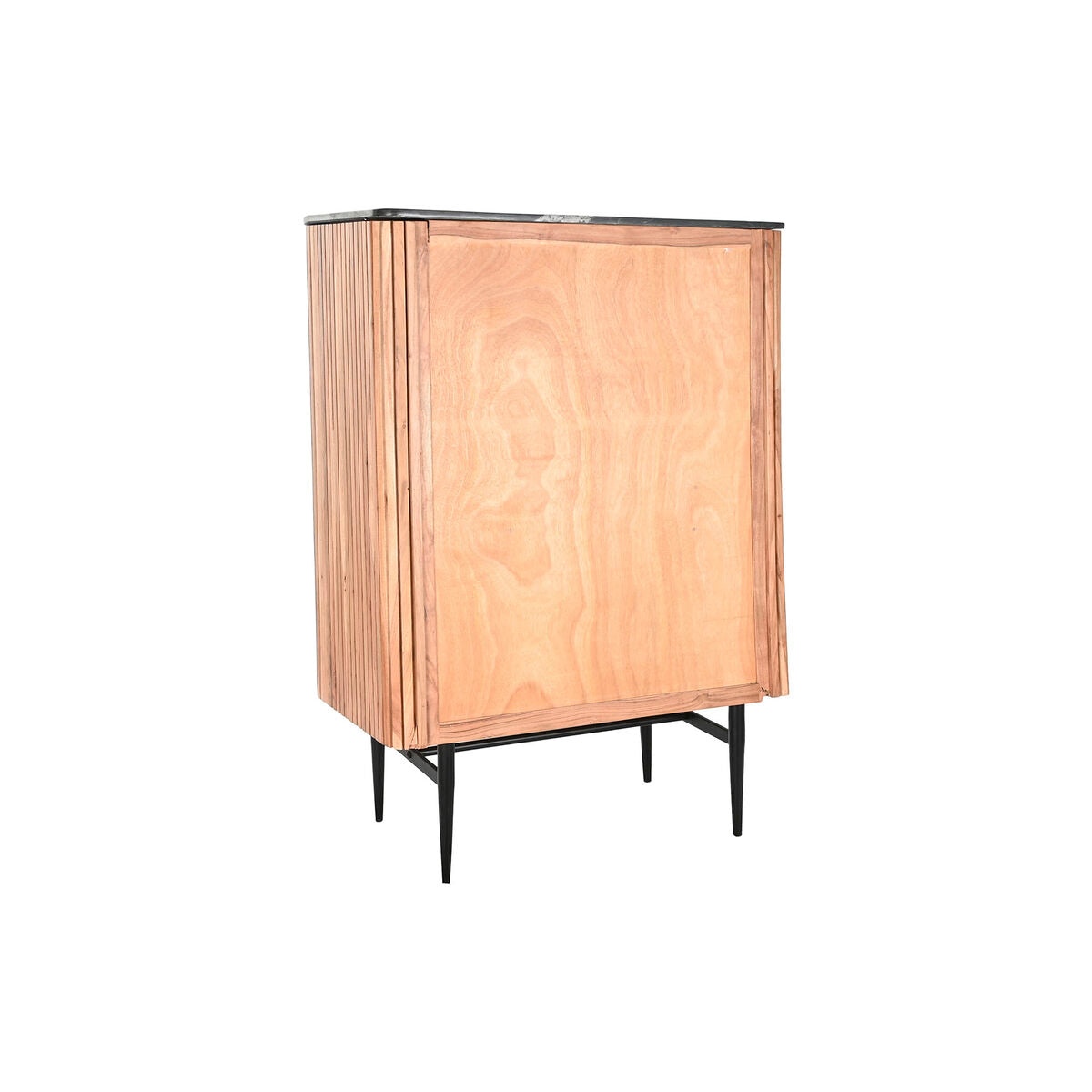 Skänk DKD Home Decor Brun Svart Naturell Marmor Akaciaträ 85 x 45 x 130 cm finns hos Nordekko