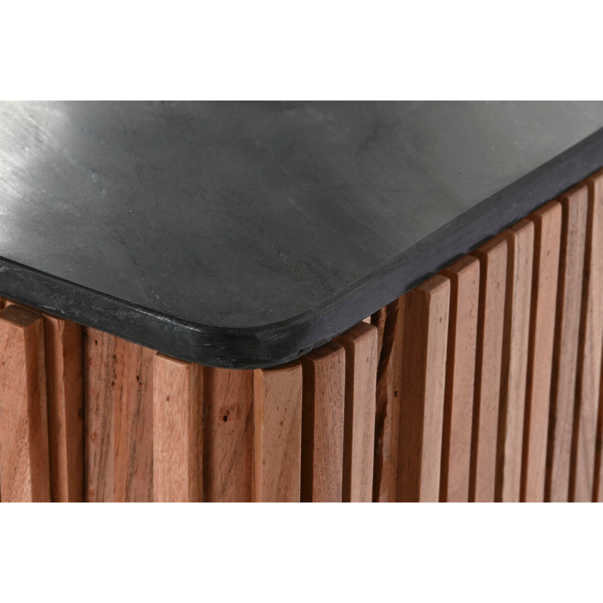 TV-möbler DKD Home Decor Brun Svart Naturell Marmor Akaciaträ 145 x 45 x 60 cm finns hos Nordekko