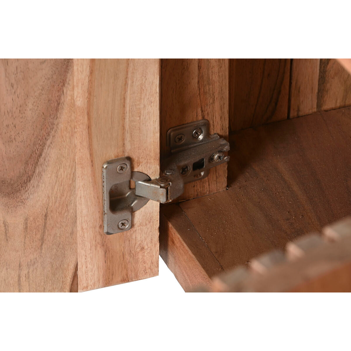 TV-möbler DKD Home Decor Brun Svart Naturell Marmor Akaciaträ 145 x 45 x 60 cm finns hos Nordekko