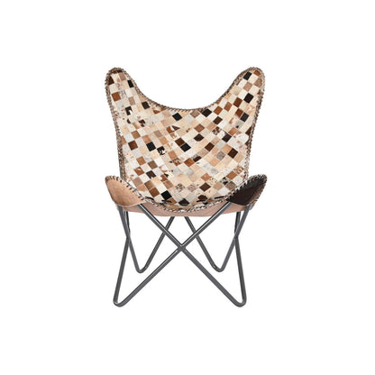 Fåtölj DKD Home Decor Beige Kamel Järn 70 x 70 x 90 cm finns hos Nordekko