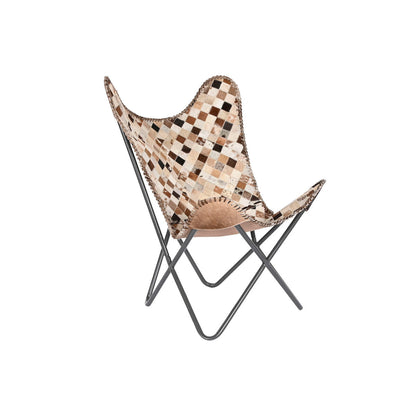 Fåtölj DKD Home Decor Beige Kamel Järn 70 x 70 x 90 cm finns hos Nordekko