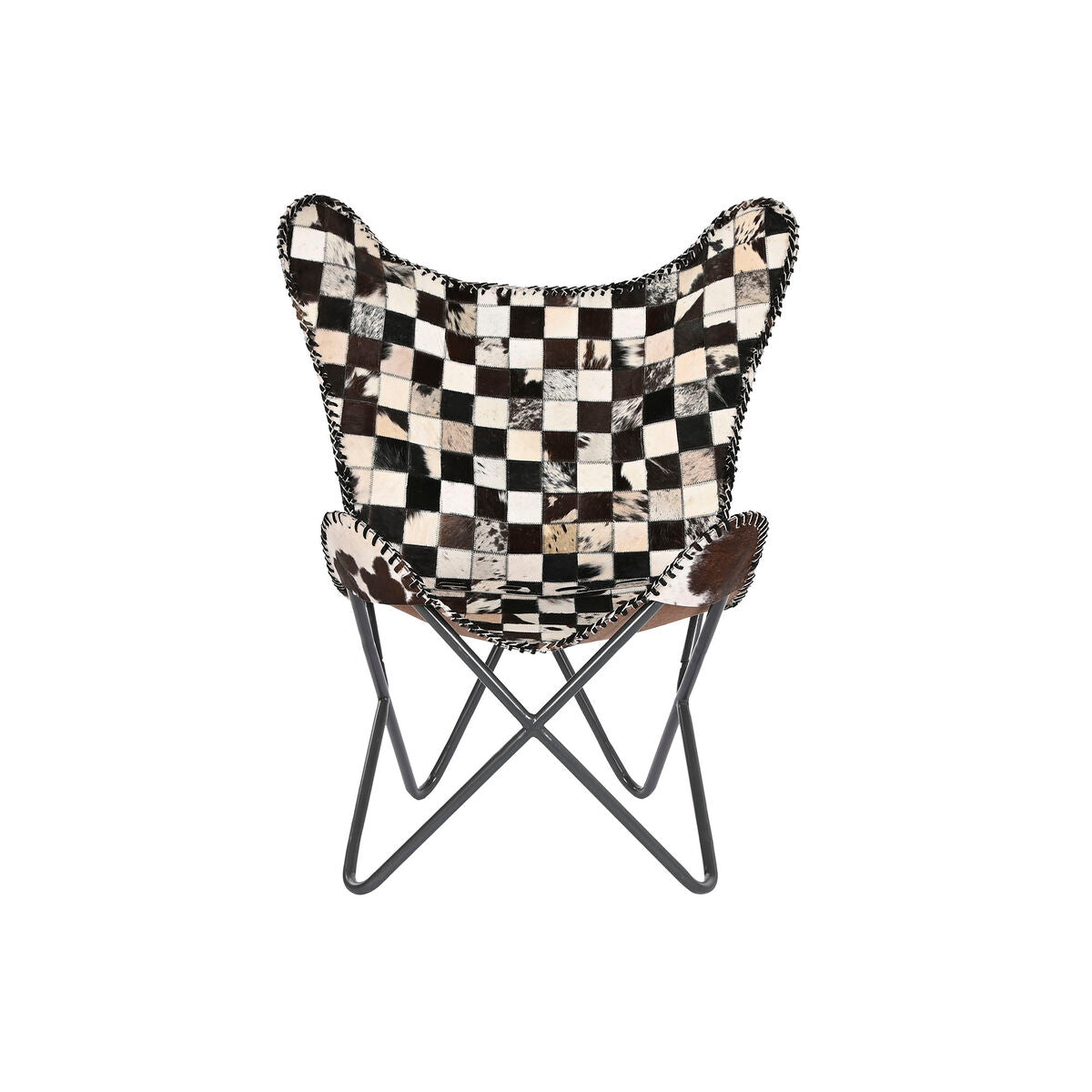 Fåtölj DKD Home Decor Kräm Mörkbrun Järn 70 x 70 x 90 cm finns hos Nordekko