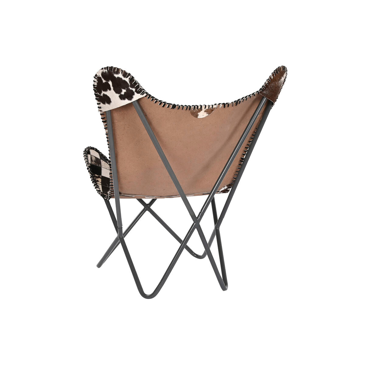 Fåtölj DKD Home Decor Kräm Mörkbrun Järn 70 x 70 x 90 cm finns hos Nordekko