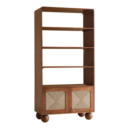 Bokhylla DKD Home Decor Brun Akaciaträ 90 x 40 x 181 cm finns hos Nordekko