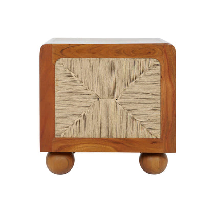 Nattduksbord DKD Home Decor Brun Akaciaträ 50 x 40 x 53 cm finns hos Nordekko