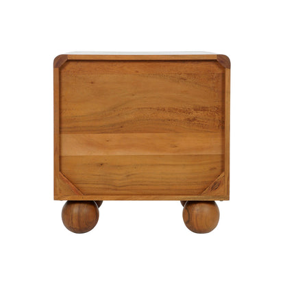 Nattduksbord DKD Home Decor Brun Akaciaträ 50 x 40 x 53 cm finns hos Nordekko