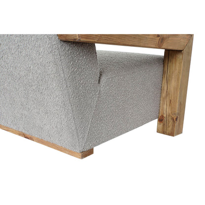 Soffa DKD Home Decor Naturell Ljusgrå Återvunnet Trä Modern 221 x 94 x 83 cm finns hos Nordekko